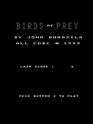 Game Birds of Prey by John Dondzila (Vectrex - vect)