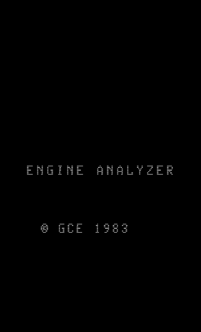 Game Engine Analyzer (Vectrex - vect)