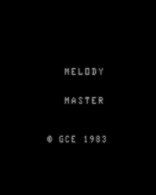 Game Melody Master (Vectrex - vect)
