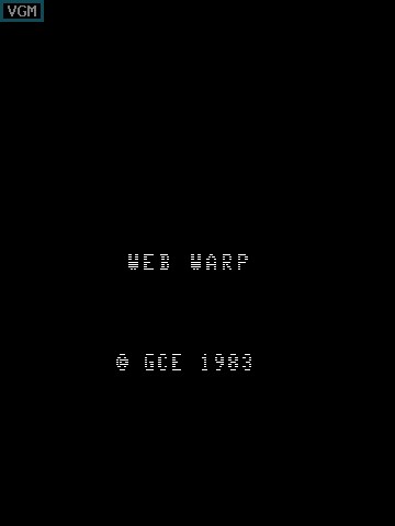 Game Web Warp (Vectrex - vect)