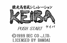 Game Kyoso Uma Ikusei Simulation Keiba (WonderSwan - ws)