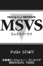 Game Mobile Suit Gundam MSVS (WonderSwan - ws)