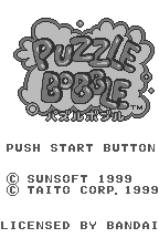 Game Puzzle Bobble (WonderSwan - ws)