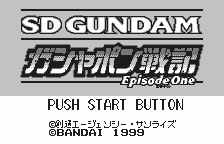 Game SD Gundam Gashapon Senki - Episode 1 (WonderSwan - ws)