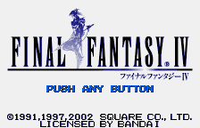 Down-load a game Final Fantasy IV (WonderSwan Color - wsc)