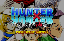 Down-load a game Hunter X Hunter - Sorezore no Ketsui (WonderSwan Color - wsc)
