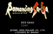 Down-load a game Romancing Saga (WonderSwan Color - wsc)